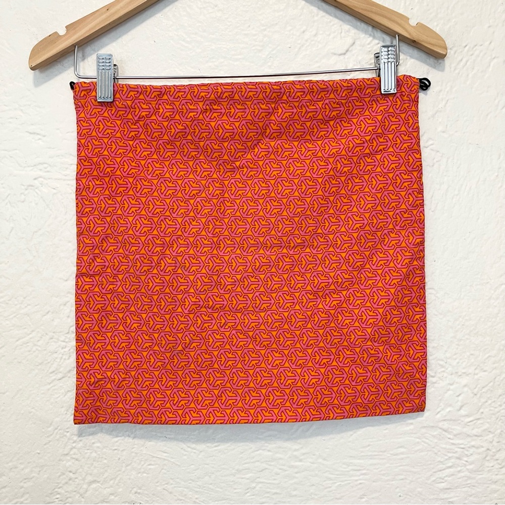 Tory Burch Dust Bag Orange Pink Logo 14.5x14.5in Bag Shoes - Picture 3 of 6